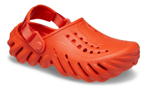 Sandália Crocs Echo Clog T Lava
