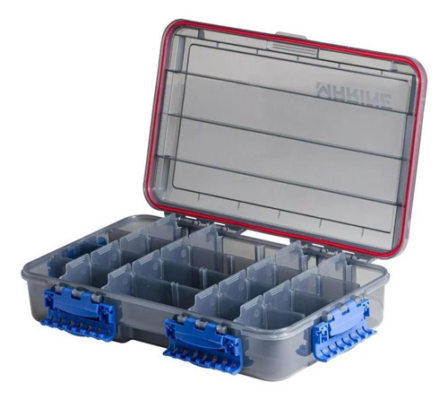 Estojo Pesca Marine Sports Tackle Box Water Resistant Mwr358 Cor Cinza-escuro