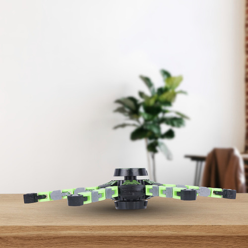 Miniso Spinner Transformable Plástico Verde 13.5 Cm