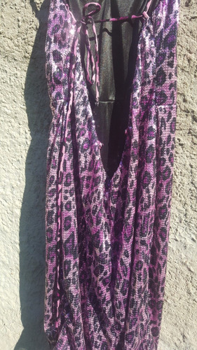 Vestido Animal Print Lentejuelas - Diseño