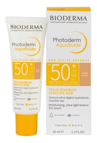 Bioderma Photoderm Max Spf 50+ Aquafluido Dorado 40ml  