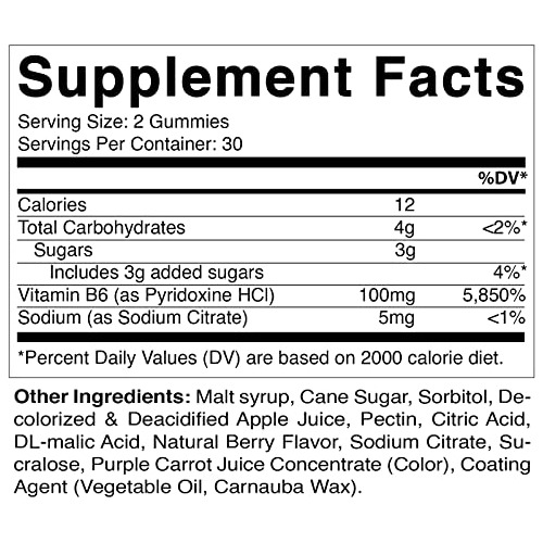 Vitamatic 2 Packs De Vitamina B6 100mg - Sabor A Baya 9vcbw