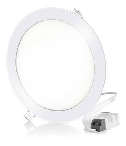 Panel Led 24w Spot Techo Ojo De Buey Redondo Luz Blanca 