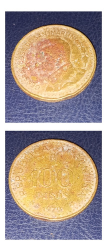 100 Pesos Argentino 1979 Con Laurel 