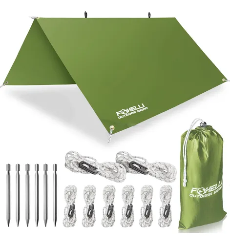 comprar Tienda De Campaña Y Lona Hammock Rain Fly Foxelli, Impermeab