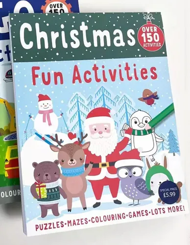 Libro Actividades Navidad + De 150 Juegos Colorear Miltienda