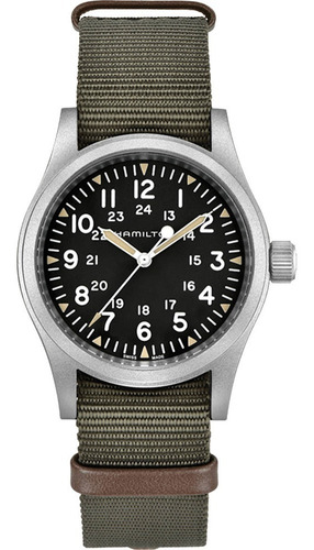 Reloj Hamilton H69439931 Khaki Field Mecanico Agente Oficial