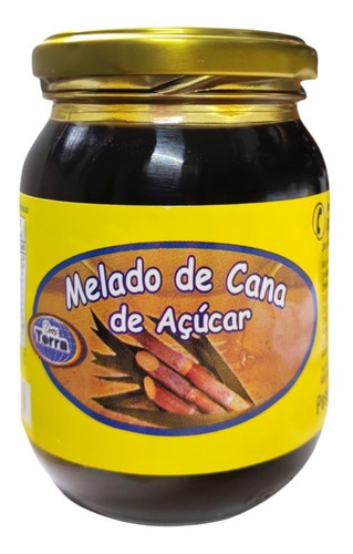 Melado De Cana De Açucar Puro Da Terra Natural 300g