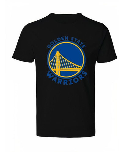 Polera Warriors Golden State Nba Algodon Estampada