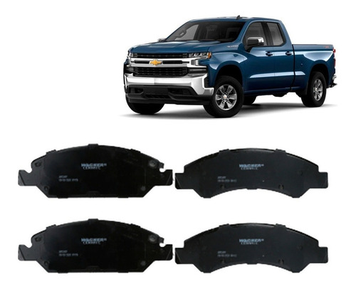 Pastillas  Freno Delanteras Para Chevrolet Silverado 2008-18