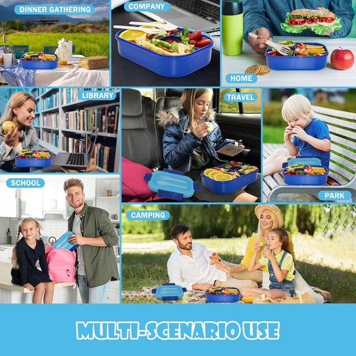 Mikkoa Lonchera Bento Para Niños, Lonchera Bento De 44.0 Fl