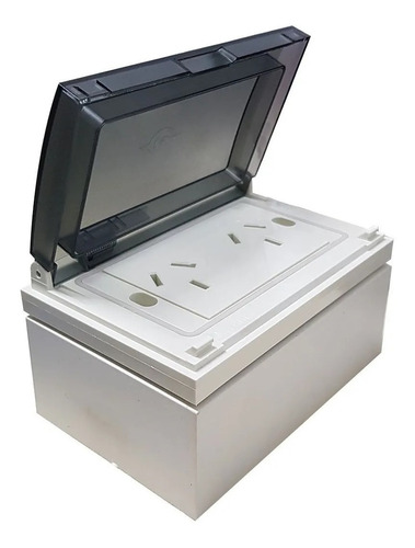 Caja Ext Impermeable Tapa Ip65  Cambre Con Toma Doble