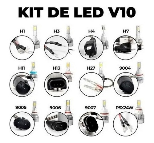 Kit Super Led Fiat Toro 2016/2022 Farol Alto Baixo E Milha