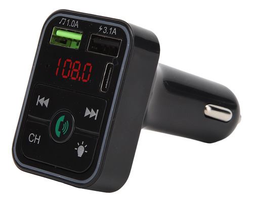 Reproductor Mp3 F2 Para Coche Con Luz Ambiental/bluetooth/tr