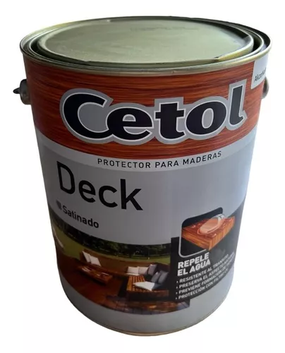 Pintura Para Madera Cetol Satinado Al Aguarras 4 lt