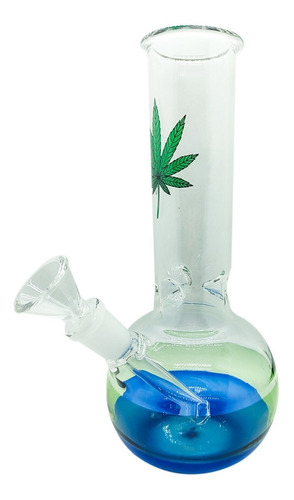 Bong Pyrex 20 Cm Con Quemador Base Redonda