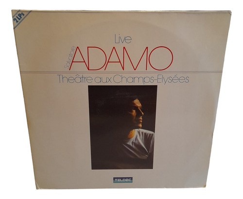 Salvatore Adamo Live Theatre Champs Elysees Vynil Lp 1981 (Usado)