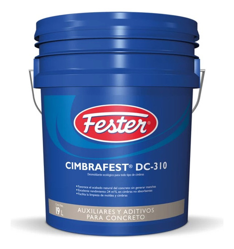 Desmoldante Ecológico Fester Cimbrafest Dc-310 19l