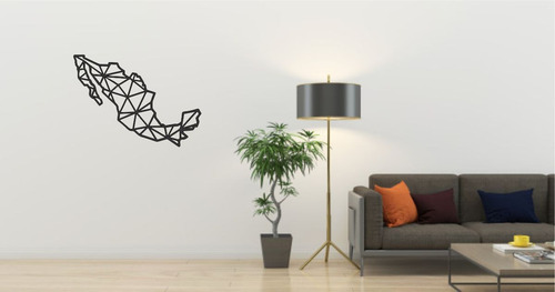 Cuadro Mexico Corte Láser 60x100 Cm Negro Negro