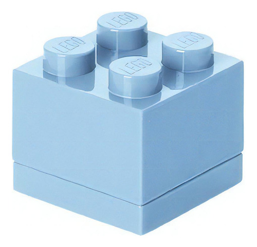 Lego Storage Mini Box 4 Bloque 4,6 X 4,6 Cm Light Royal Blue Cantidad De Piezas 2