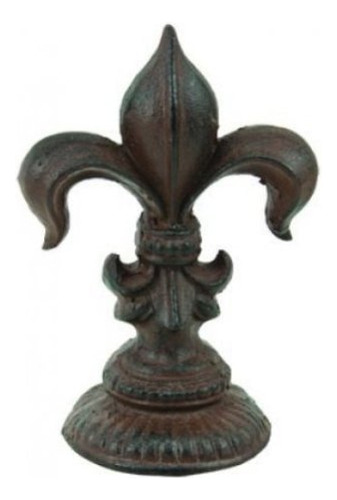 Tope Puerta Hierro Fundido Fleur Lis Lys French Decor 7  T X