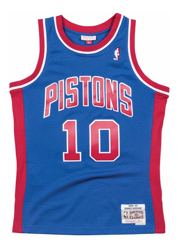 Mitchell And Ness Jersey Detroit Pistons Dennis Rodman 88