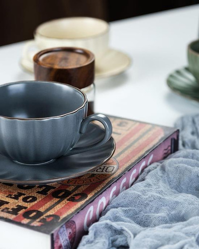 Luxu Tazas De Café De Cerámica, Tazas De Café De 7 Onzas Con