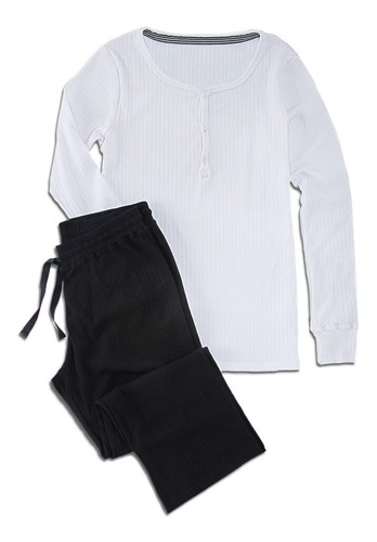 Imagen 1 de 2 de Pijama Sol Y Oro 70044sy Remera M/l Y Pantalon 3/4 Morley