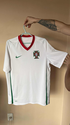 Camisa Seleção De Portugal Oficial Ii Nike 2007/2008 S/no G