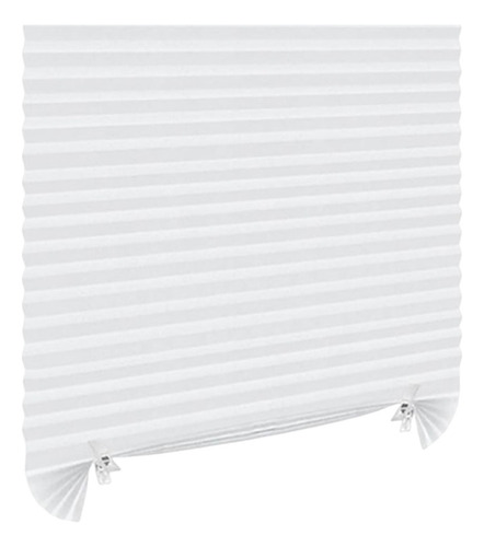 Persianas Plisadas Temporales Ligeras Para Blanco 60x180cm