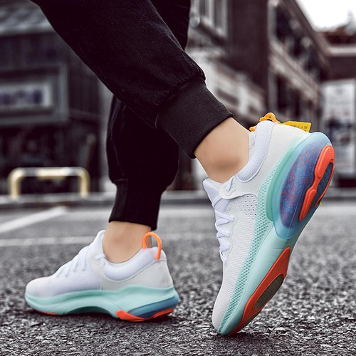 Tenis Para Hombres Comodos Ligeros Transpirable Sneaker