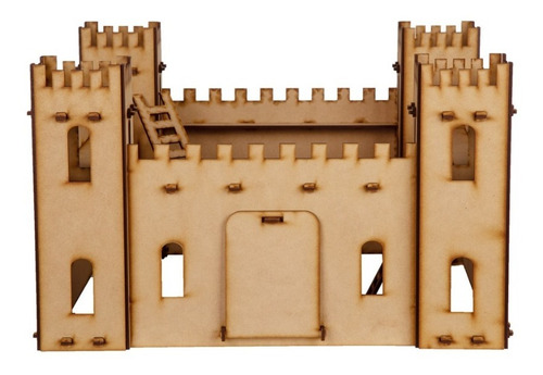 Imagen 2 de 3 de Castillo - Fuerte - Fibrofacil - Mdf - Oferta!