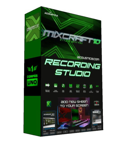 Acoustica Mixcraft 10 Recording Studio Licencia Oficial