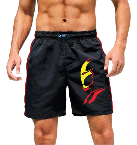 N°1 Short Bermuda Pantalón Corto Microfibra Iron Man Genetic