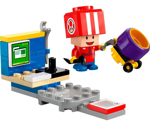 Lego Super Mario Kart Toad (boxes) 30702 Polybag - 39 Pz