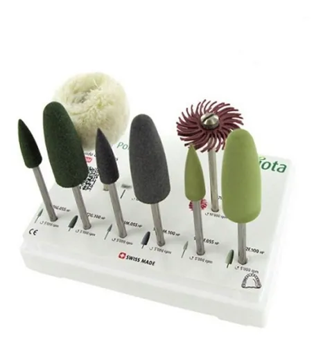 Kit Pulido Acrilico Jota 1877 Odontologia Mecanica Dental