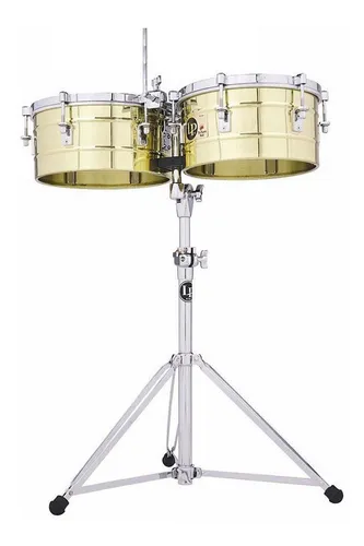 comprar Timbales Serie Signature Tito Puente Lp256-b Latin Percussio Color Dorado