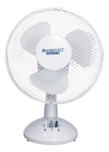 Ventilador De Escritorio 23w 3 Aspas Giratorio 90° 38.1 Cm 127-60hz 23w Blanco Plástico 3