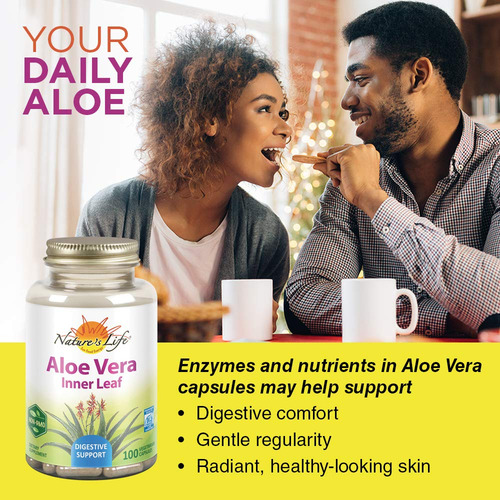 Aloe Vera Inner Leaf, 100 Caps By Zand Nature's Life