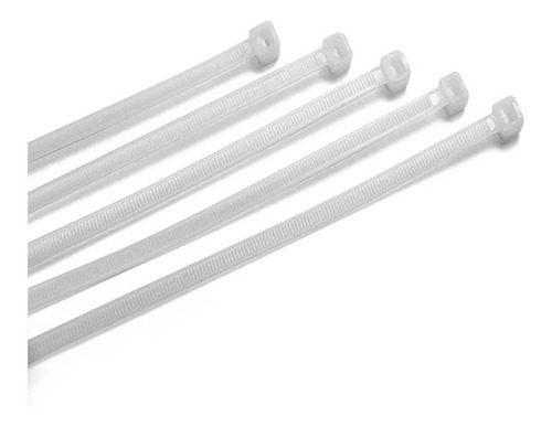 Abraçadeira De Nylon Enforca Gato 180mm X 4,8mm 100 Unidades Cor Branco