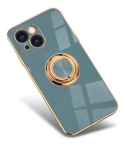 Funda Protectora Para iPhone Anti-caída Soporte De Anillo