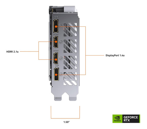 Tarjeta Gráfica Gigabyte Geforce Rtx 4060 Aero Oc 8g, 3x ...