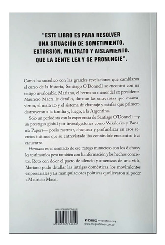 Hermano La Confesión De Mariano Macri - Santiago O'donnell