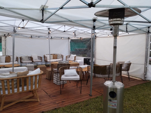 Alquiler Carpas Gazebos Livings Gervasoni Calefaccion Estufa