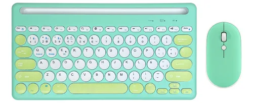 comprar Kit Mouse Y Teclado Bluetooth Triple Conexión Español Pc\u002Ftab