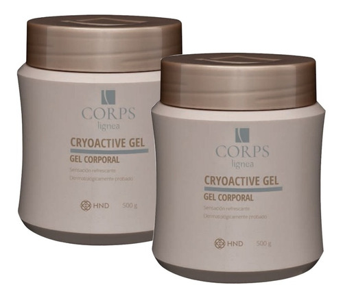 2 Gel Reductor Cryoactive Modelador Corporal Hinode Corps