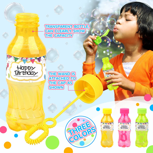24 Botellas Burbujas Varitas Fiesta Niños Rellenos Pascua Fi