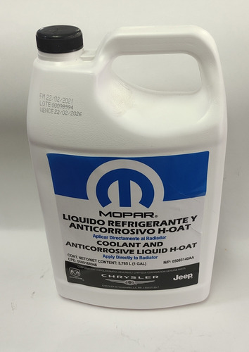 Imagen 1 de 2 de Refrigerante Mopar