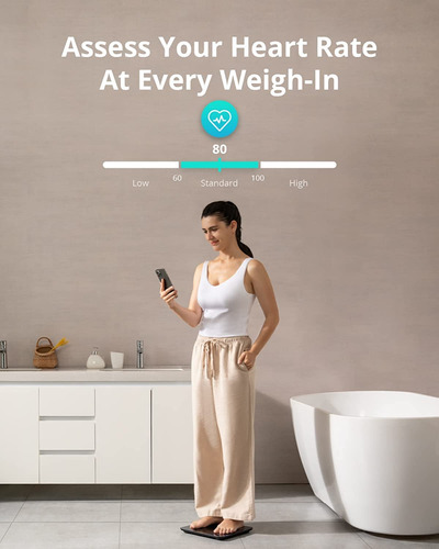 Báscula Inteligente Eufy P2 Pro Para Peso Corporal Con Wi-fi