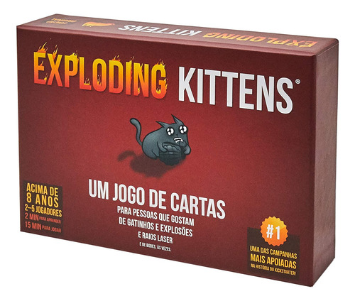 Jogo De Cartas Card Game Exploding Kittens Galápagos